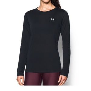 UA heatgear black long sleeve top